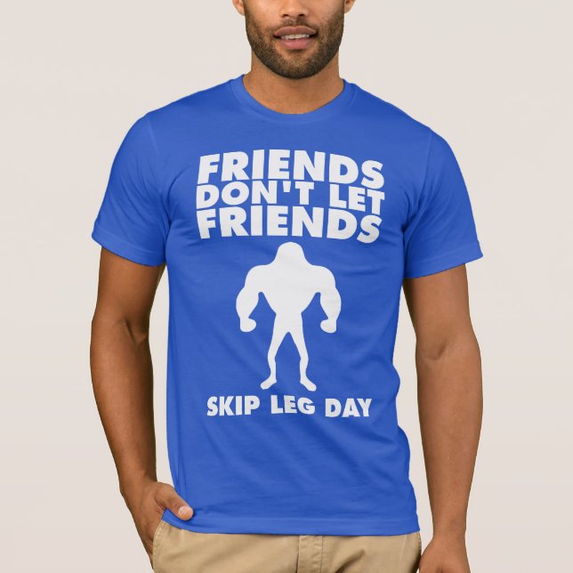 Camiseta Humor para la construcción de bodybuilding - Skip  (Anverso)