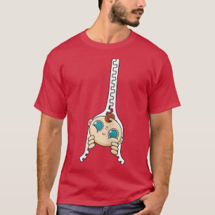 Camiseta Humor Para Mujeres Embarazadas Mamá Zipper Bebé Pe