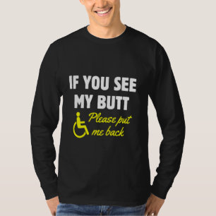 Camiseta Humor para silla de ruedas Discapacidad para Handi
