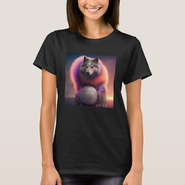 Camiseta Humor Perro Perro Person Furry Fur Husky Pup Wow (Anverso)