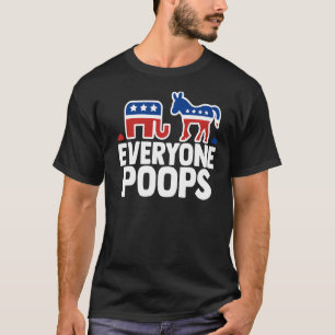 Camiseta Humor político demócrata republicano, todos brotan