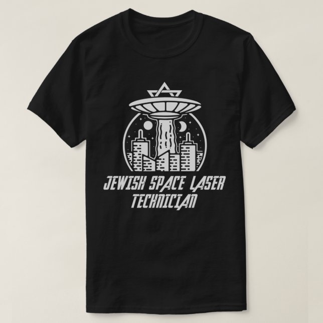 Camiseta Humor político divertido de técnico de láser espac (Diseño del anverso)