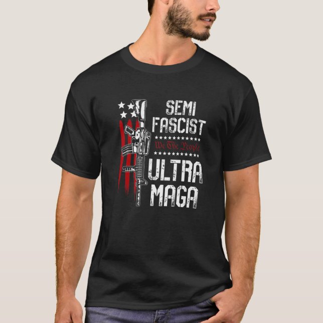 Camiseta Humor político semifascista ultra maga Biden Quot (Anverso)