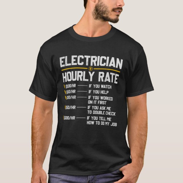 Camiseta Humor por hora de electrodo (Anverso)
