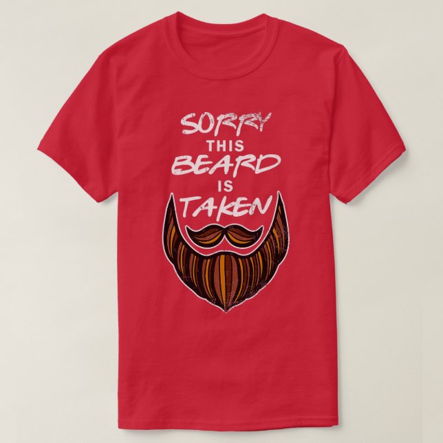 Camiseta Humor Pun Husband, un compañero de barba gracioso (Diseño del anverso)