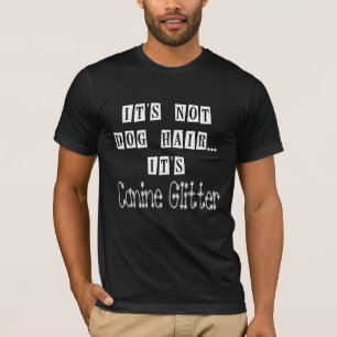 Camiseta Humor Purpurina de perro