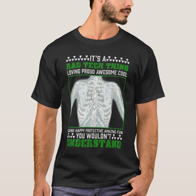 Camiseta Humor radiológico divertido de rayos X del Chiste  (Anverso)