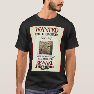 Camiseta Humor retro divertido de cumpleaños buscado por c