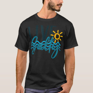 Camiseta Humor salado de Summer Beach Live Funny