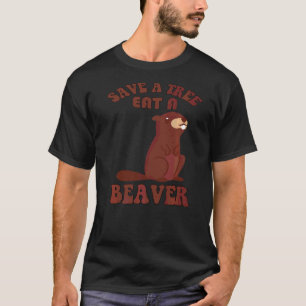 Camiseta Humor Sarcástico Salva Un Árbol Coma Un Sarcasmo D