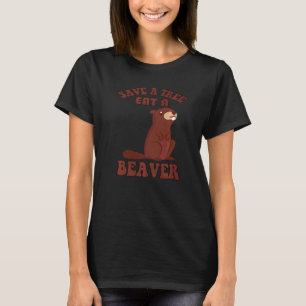 Camiseta Humor Sarcástico Salva Un Árbol Coma Un Sarcasmo D