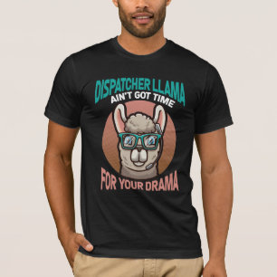 Camiseta Humor satírico del drama de emergencia Lama