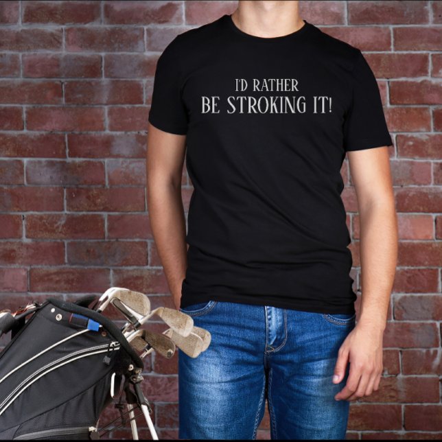 Camiseta Humor Shirt Personalizado De Papá Golfer Con Palab (golf t-shirt)