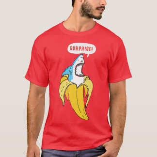 Camiseta Humor sorpresa para los tiburones bananeros de mod