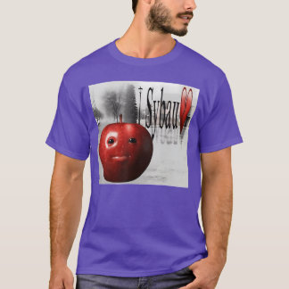 Camiseta Humor SYBAU Divertido AI Manzana gen z Meme Cerebr