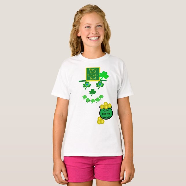 Camiseta Humor T-Shirt del Día de San Patricio (Anverso completo)