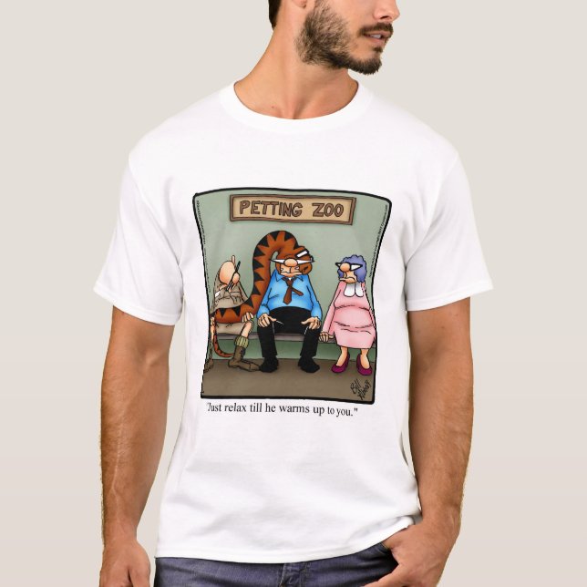 Camiseta Humor T-Shirt del docente del zoológico gracioso (Anverso)