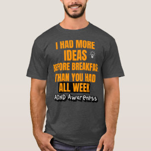 Camiseta Humor TDAH positivo TDAH Citas 2