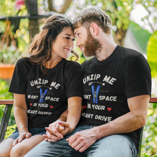 Camiseta Humor tecnológico romántico y divertido