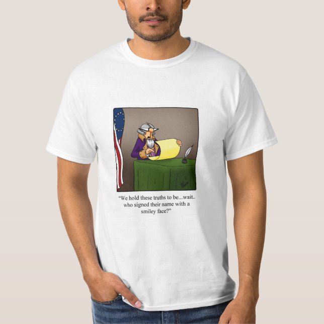 Camiseta Humor Tee Shirt Día de la Independencia (Anverso)