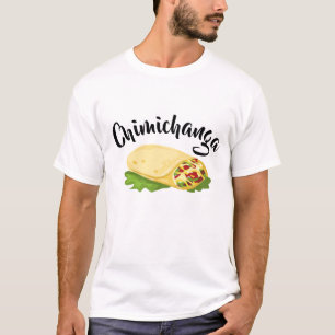 Camiseta Humor Texmax Hombres Chimichanga Funny Taco Family