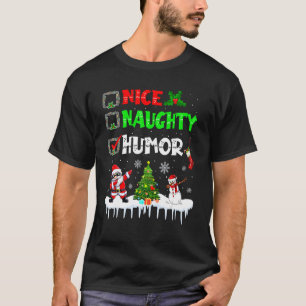 Camiseta Humor travieso Dabbing Santa Sungafas S