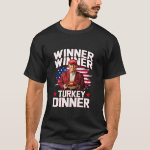 Camiseta Humor Trump ganador de cena en Turquía Thanksgivi