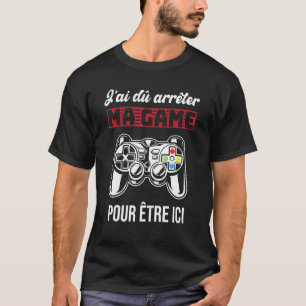 Camiseta Humor Video Games Niños Hombres Jugador Geek Boy T