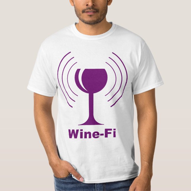 Camiseta Humor Wine-Fi (Anverso)
