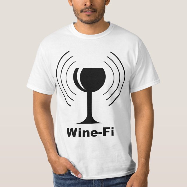 Camiseta Humor Wine-Fi (Anverso)