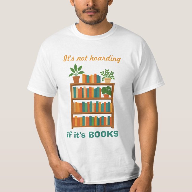 Camiseta humorística de Book-Lover (Anverso)