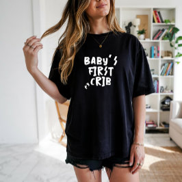 Camiseta Humorística de la huella dactilar del bebé en el e