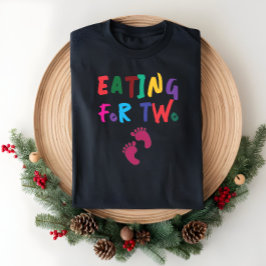 Camiseta Humorística de la huella dactilar del embarazo col