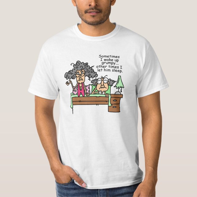 Camiseta Humorística deja dormir mal (Anverso)