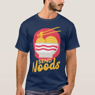 Camiseta Humorística Manda Tees Con Tazón De Noodle Ramen