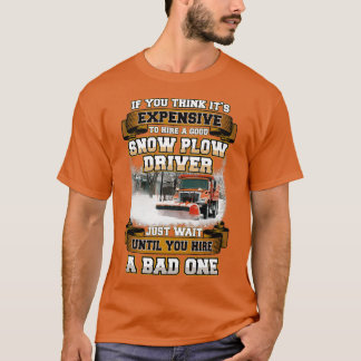Camiseta Humorístico conductor de nieve