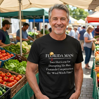Camiseta Humorístico hombre de Florida cacería de vientos c