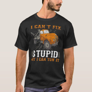 Camiseta Humoro del conductor del camión de remolque Wrecke