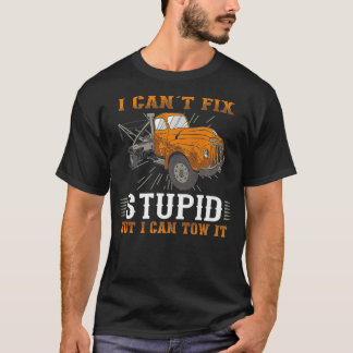 Camiseta Humoro del conductor del camión de remolque Wrecke