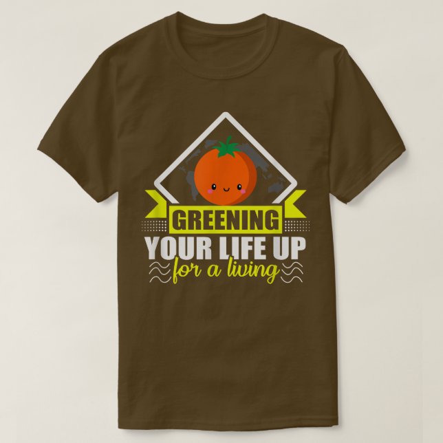 Camiseta Humorous Acts Of Vegetarians Quote  (Diseño del anverso)