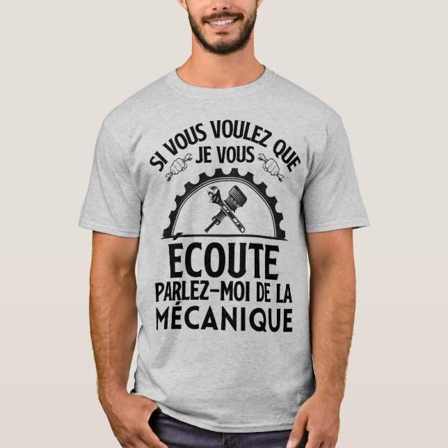 Camiseta Humour mécanique mécano 2 (Anverso)