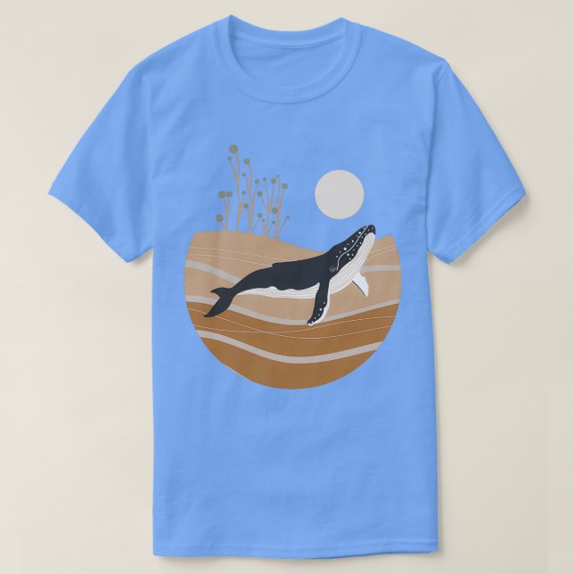 Camiseta Humpback Sunset Ocean (Diseño del anverso)
