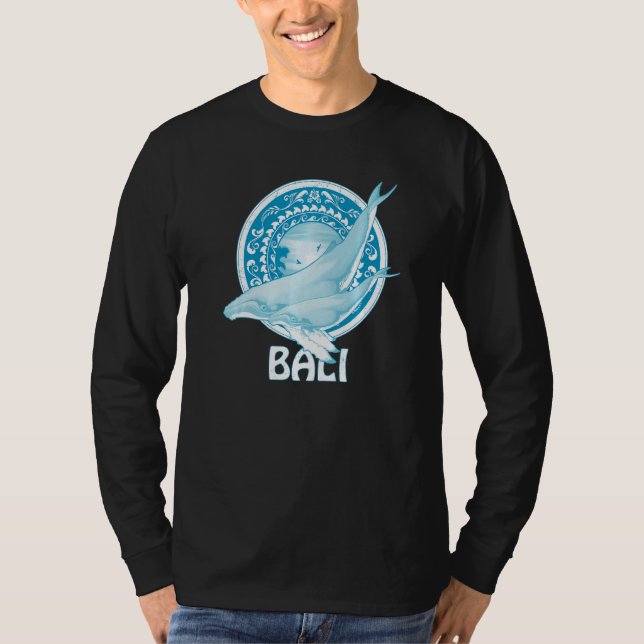 Camiseta Humpback Whales Dive Bali Indonesia   (Anverso)