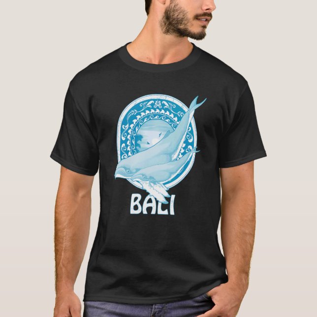 Camiseta Humpback Whales Dive Bali Indonesia (Anverso)