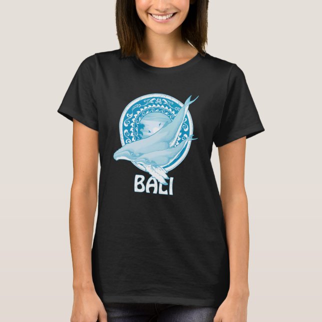 Camiseta Humpback Whales Dive Bali Indonesia (Anverso)