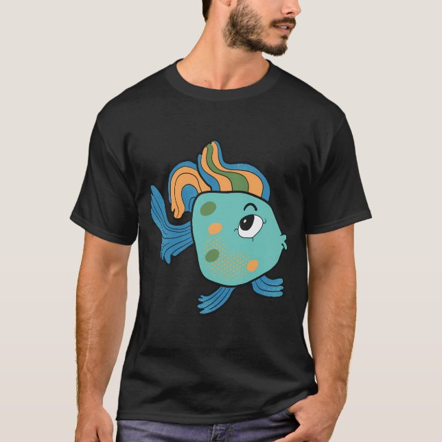Camiseta Humphrey el pez tropical (Anverso)