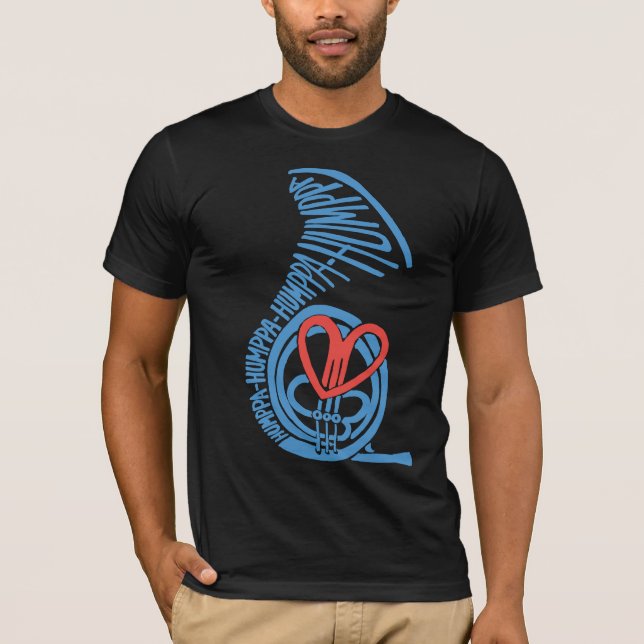 Camiseta Humppa Love Blue2 AA (Anverso)