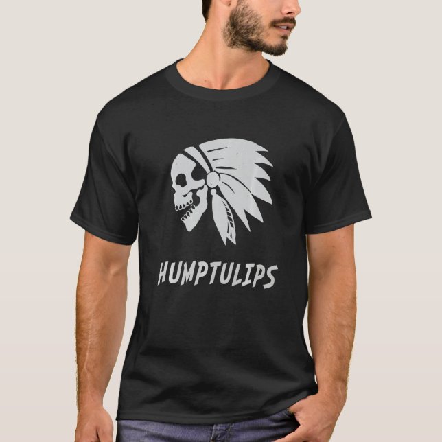 Camiseta Humptulips Native American IndianBorn Freedom Evil (Anverso)
