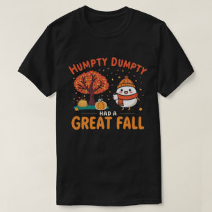 Camiseta Humpty Dumpty Autumt Fun Personalizado Cosy Fall D