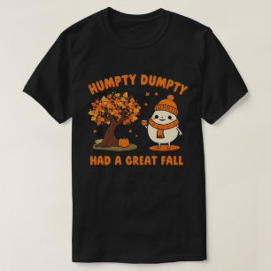 Camiseta Humpty Dumpty Coffn Autumn deja el arte Personaliz